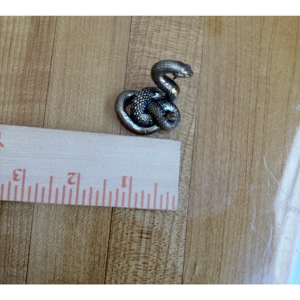 Brass Snake Figure 1” Excellent Condition